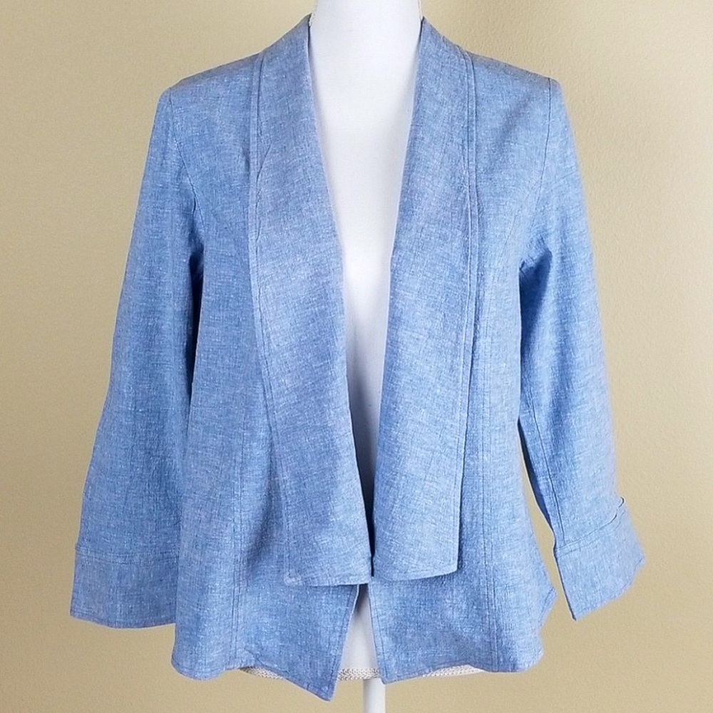 LANE BRYANT linen blazer
